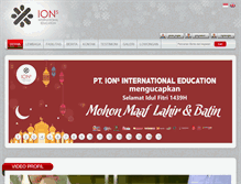 Tablet Screenshot of ions-education.com